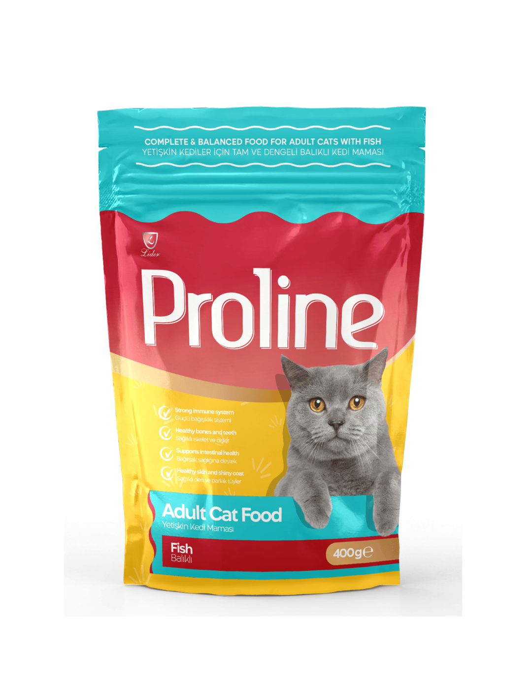 PROLINE ADULT CAT FOOD FISH 400G